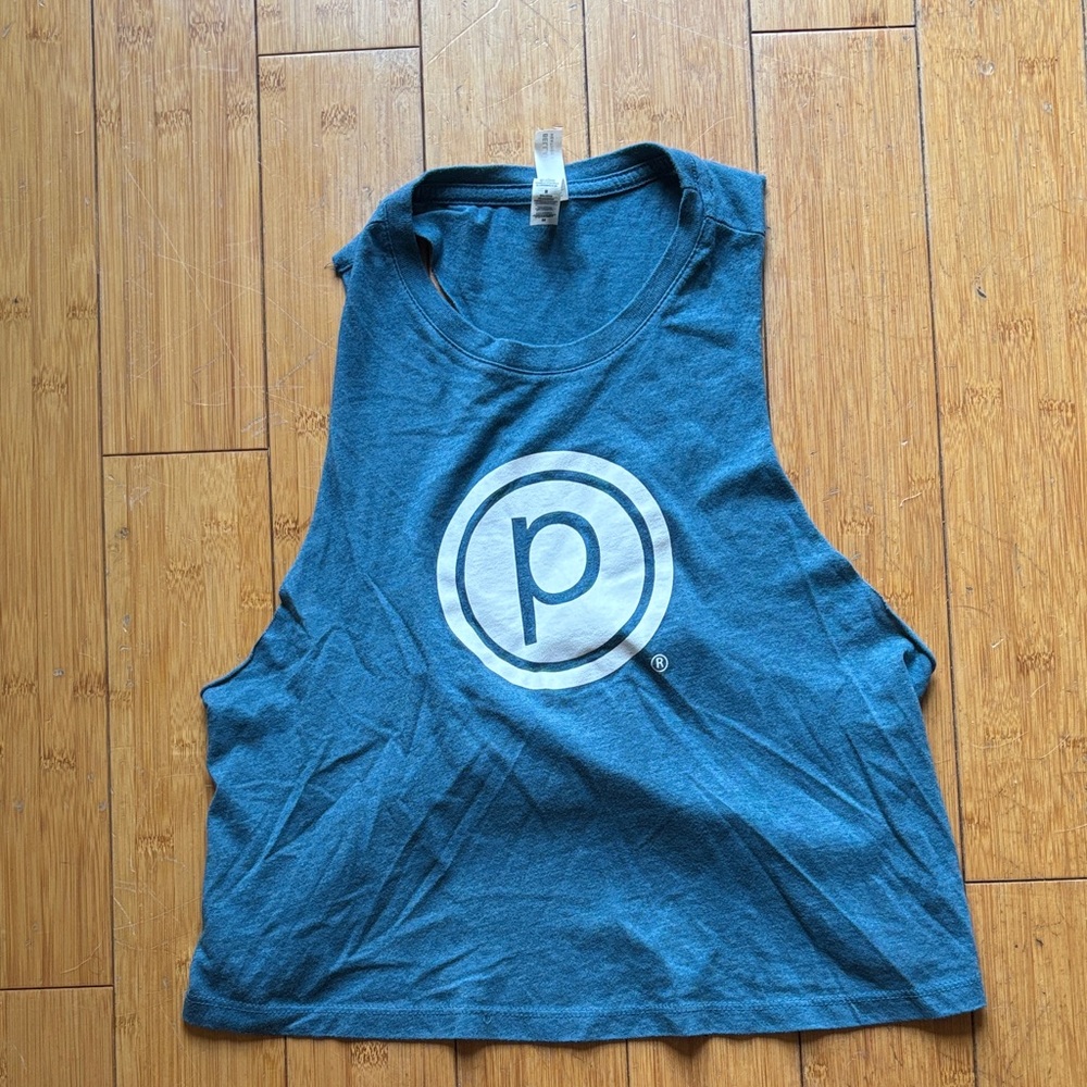 Pure Barre Blue Tank Top